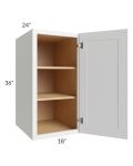 Stratton White Shaker 18x36x24 Pantry Wall Cabinet