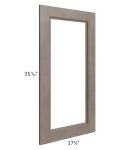 Providence Natural Grey 18x36 Glass Door Only with Glass Included