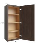 Tuscan Kona Brown 18x42 Wall Cabinet