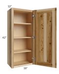 Prairie Shaker 18x42 Wall Cabinet - Out of stock through mid April