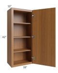 Portland Walnut 18x42 Wall Cabinet