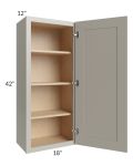 Stratton Light Grey Shaker 18x42 Wall Cabinet