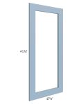 Sky Blue Shaker 18x42 Glass Door Only with Glass Included