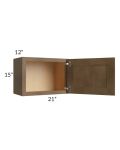 Midtown Mocha Shaker 21x15 Wall Cabinet