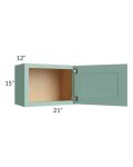 Midtown Mint Green Shaker 21x15 Wall Cabinet