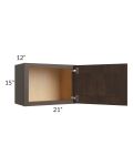 Vienna Kona Brown 21x15 Wall Cabinet