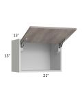 Milan Hazel 21x15 Lift-Up Door Wall Cabinet