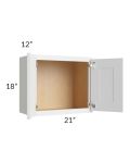 Stratus White 21x18 Wall Cabinet