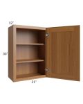 Artisan Walnut Shaker 21x30 Wall Cabinet