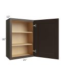 Southport Espresso Shaker 21x30 Wall Cabinet