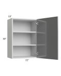 Milan Grey Gloss 21x30 Wall Cabinet