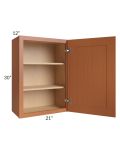 Lexington Cinnamon Glaze 21x30 Wall Cabinet