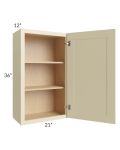 Casselton Ivory 21x36 Wall Cabinet