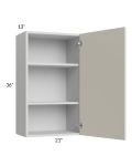 Milan Beige Matte 21x36 Wall Cabinet