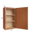 Lexington Cinnamon Glaze 21x36 Wall Cabinet