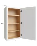 Stratton White Shaker 21x42 Wall Cabinet