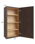 Tuscan Kona Brown 21x42 Wall Cabinet