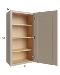 Tuscan Oyster 21x42 Wall Cabinet