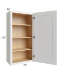 Vail White Shaker 21x42 Wall Cabinet
