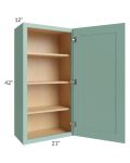 Midtown Mint Green Shaker 21x42 Wall Cabinet