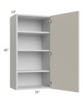 Milan Beige Matte 21x42 Wall Cabinet