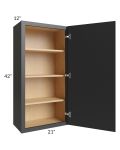 Vienna Black 21x42 Wall Cabinet