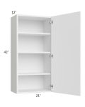 Venetian White Gloss 21x42 Wall Cabinet