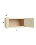 Charleston Ivory 24x12 Wall Cabinet
