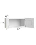 Providence White 24x12 Wall Cabinet
