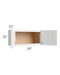 Vail White Shaker 24x12 Wall Cabinet 
