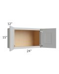 Tuscan Painted Grey 24x15 Wall Cabinet
