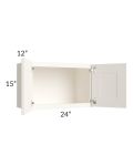 Signature Vanilla Glaze 24x15 Wall Cabinet