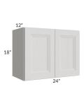 Salem Light Grey 24x18 Wall Cabinet