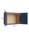 Bayville Blue 24x18 Wall Cabinet