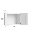 Dakota White 24x18 Wall Cabinet