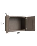 Providence Natural Grey 24x18 Wall Cabinet