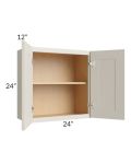 Asheville Cloud Shaker 24x24 Wall Cabinet