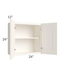 Signature Vanilla Glaze 24x24 Wall Cabinet