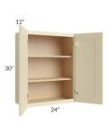 Casselton Ivory 24x30 Wall Cabinet