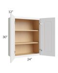Brighton White Shaker 24x30 Wall Cabinet