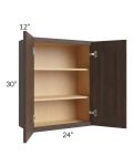 Tuscan Kona Brown 24x30 Wall Cabinet