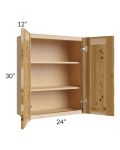 Prairie Shaker 24x30 Wall Cabinet 