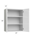 Milan White Gloss 24x30 Wall Cabinet
