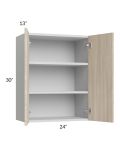 Milan Natural 24x30 Wall Cabinet