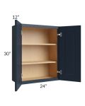 Southport Blue Shaker 24x30 Wall Cabinet
