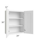 Aspen White Shaker 24x30 Wall Cabinet