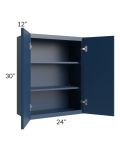 Portland Navy Blue 24x30 Wall Cabinet