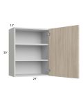 Milan Natural 24x30 Wall Cabinet (1 door)