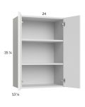 Harbor White 24x35-1/4 Wall Cabinet