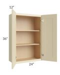 Casselton Ivory 24x36 Wall Cabinet
